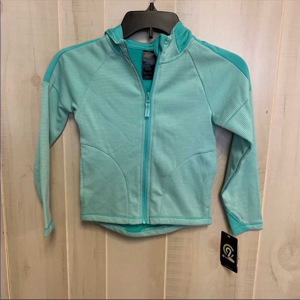 Champion Size X-Small Green Fleece Dry Fit Jacket